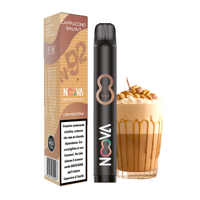 NOOVA 800 - Cappuccino Walnut [Box da 10 Confezioni]