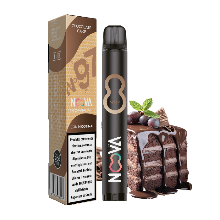NOOVA 800 - Chocolate Cake [Box da 10 Confezioni]