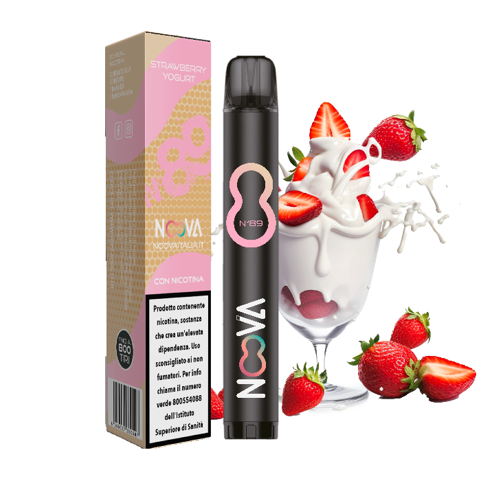 NOOVA 800 - Strawberry Yogurt [Box da 10 Confezioni]