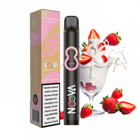 NOOVA 800 - Strawberry Yogurt [Box da 10 Confezioni]