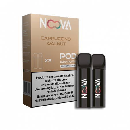 STORM POD Cappuccino Walnut [Box da 5 Confezioni]