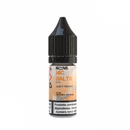 NIC SALTS - Juicy Peach - 10ml (Box da 5 Pezzi)
